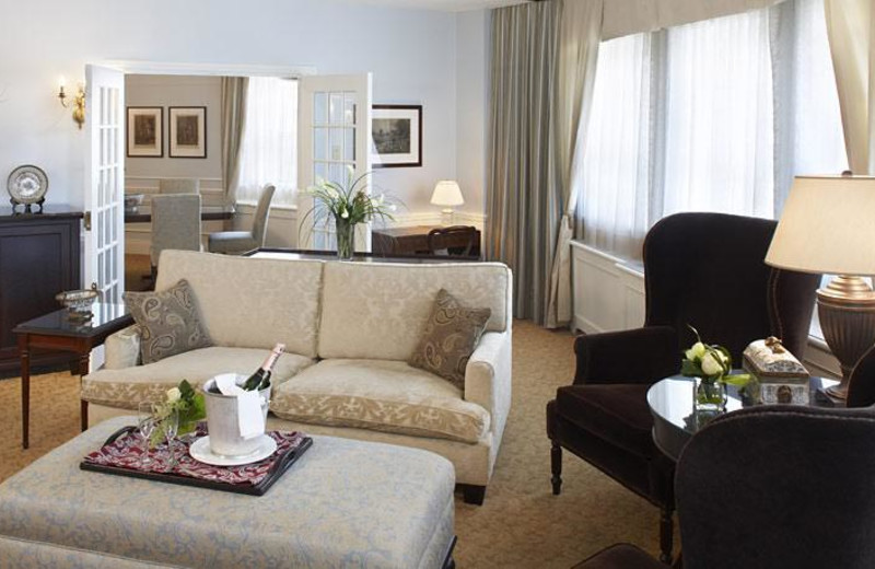 Executive suite at Fairmont Le Chateau Frontenac.