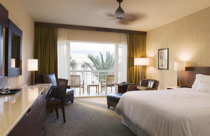 Guest bedroom at The Westin Dawn Beach Resort & Spa.