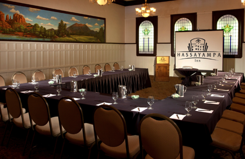 Conference room at Hassayampa Inn.