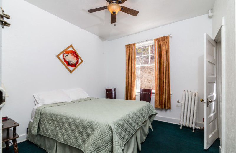 Guest room at Indian Hot Springs.