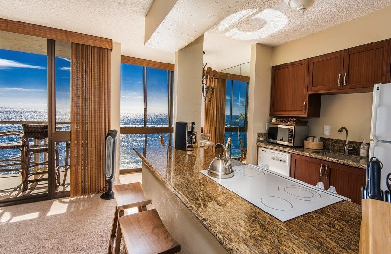 Vacation rental kitchen at Great Vacation Retreats.