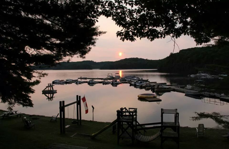 Lake view at Little Hawk Resort & Marina.