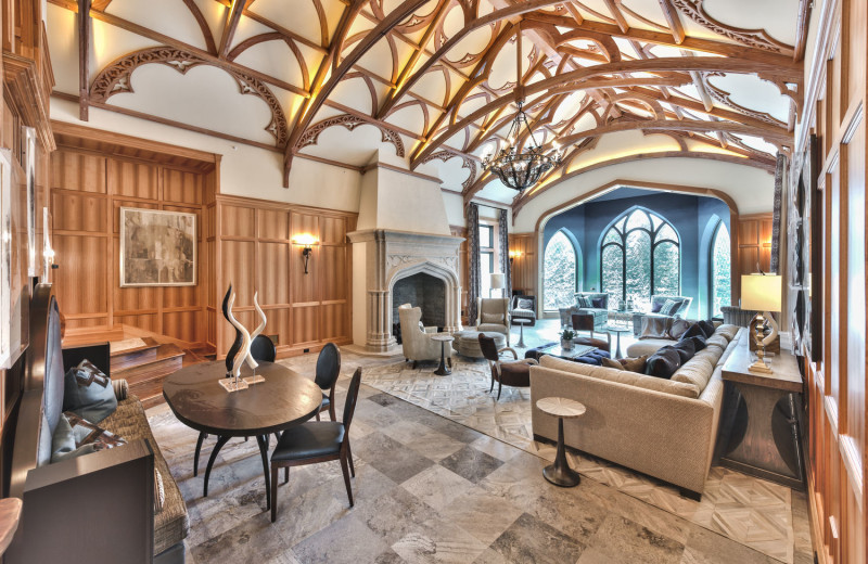 Rental living room at Park City Rental Properties.