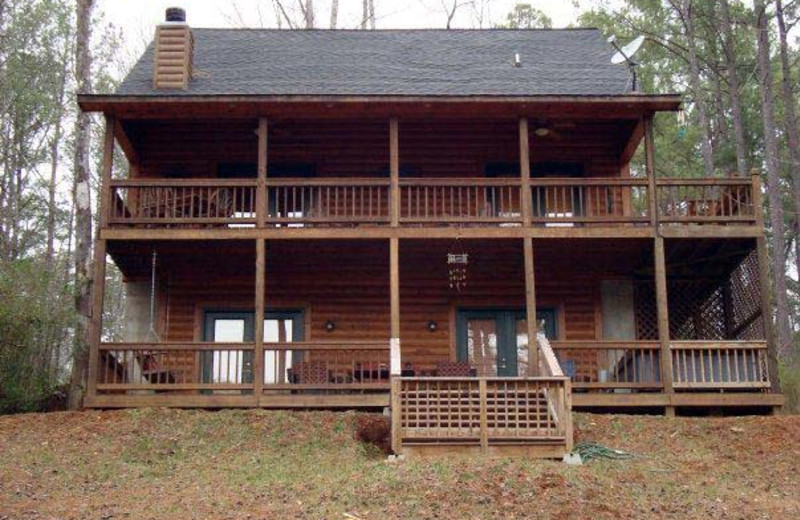 Cabin exterior at Black Bear Cabin Rentals.