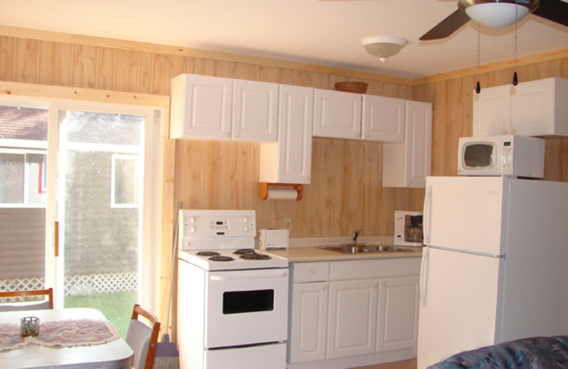 Cabin kitchen at Sunnylea.