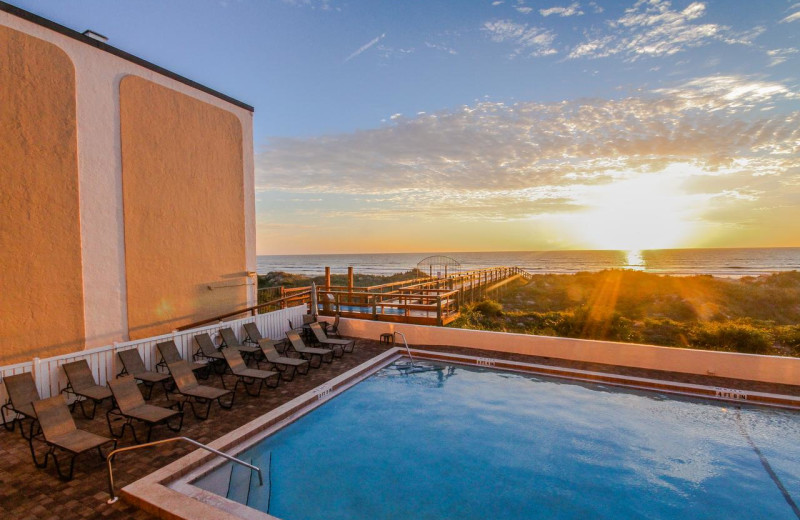 Pool at Beacher's Lodge Oceanfront Suites.