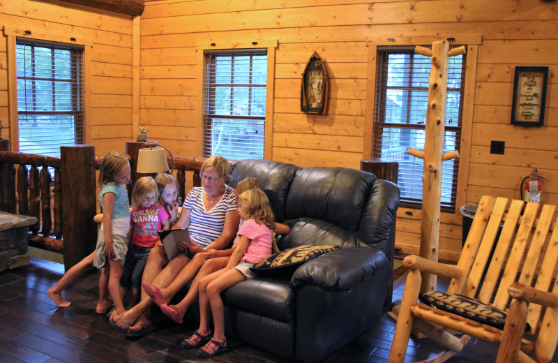 Lounge at Timber Trails Resort.