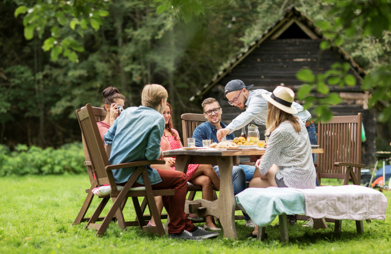 Reunions at Blue Beaver Luxury Cabins.
