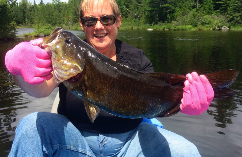 Fishing at Wilsons on Moosehead Lake.