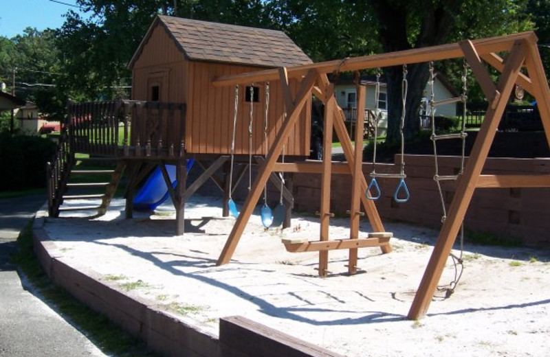 Playground at Ehrhardt's Waterfront Resort.