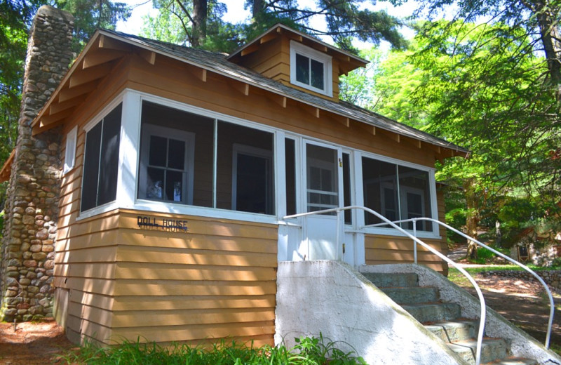 Cabin exterior at Lakeland Rental Management.