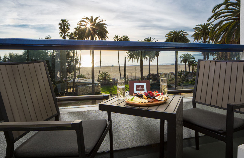 Guest balcony at Ocean View Hotel.