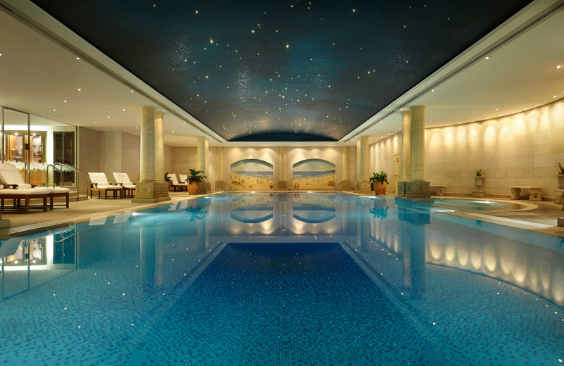 Indoor pool at Langham Sydney Hotel.