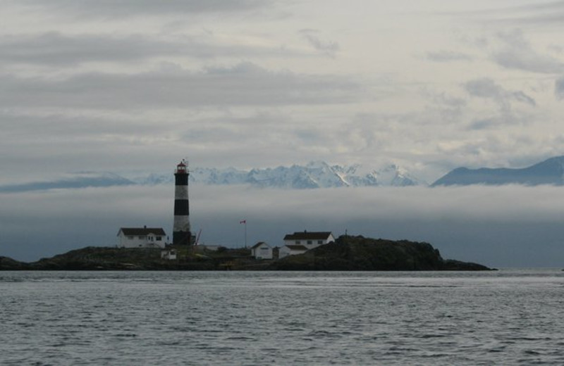 Lighthouse at Sooke Harbour Resort & Marina.