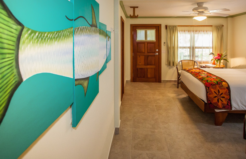 Guest room at El Pescador Fishing and Beach Resort.