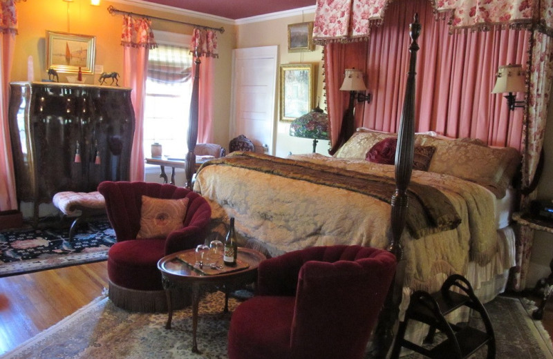 Guest room at Juniper Hill B&B.