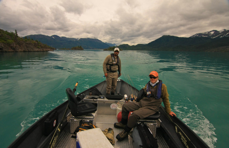 Fishing at Kenai Riverside Lodge.
