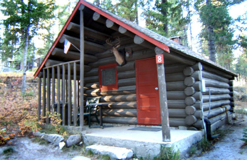 Cabin exterior at North Shore Lodge & Resort.