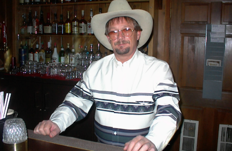 The bar at Harmels Ranch Resort.