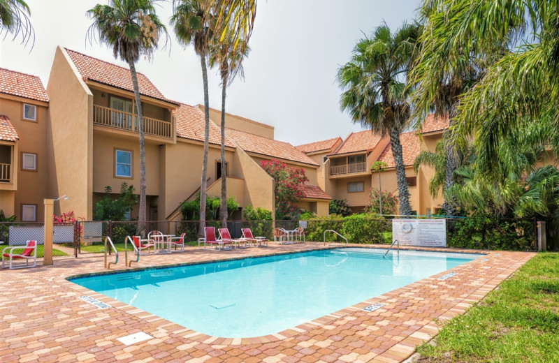 Rental pool at Padre Getaways.