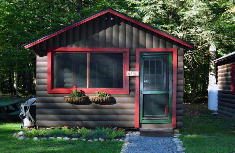 Cabin exterior at White Lake Lodges.