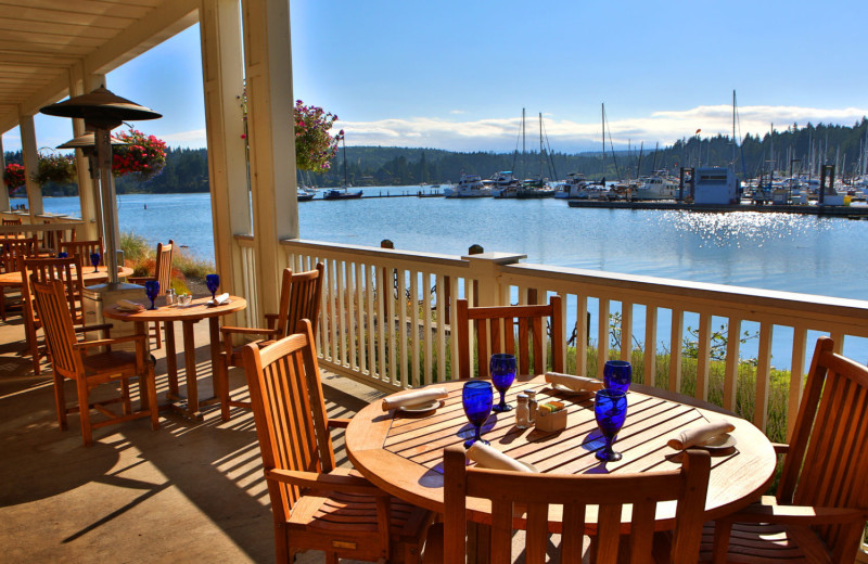 Dining at The Resort at Port Ludlow.