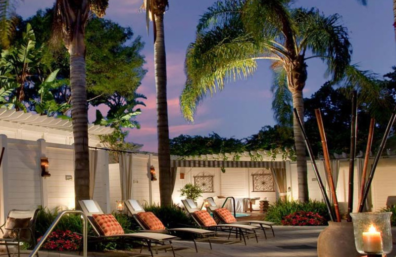 Spa lounge at Loews Coronado Bay Resort.