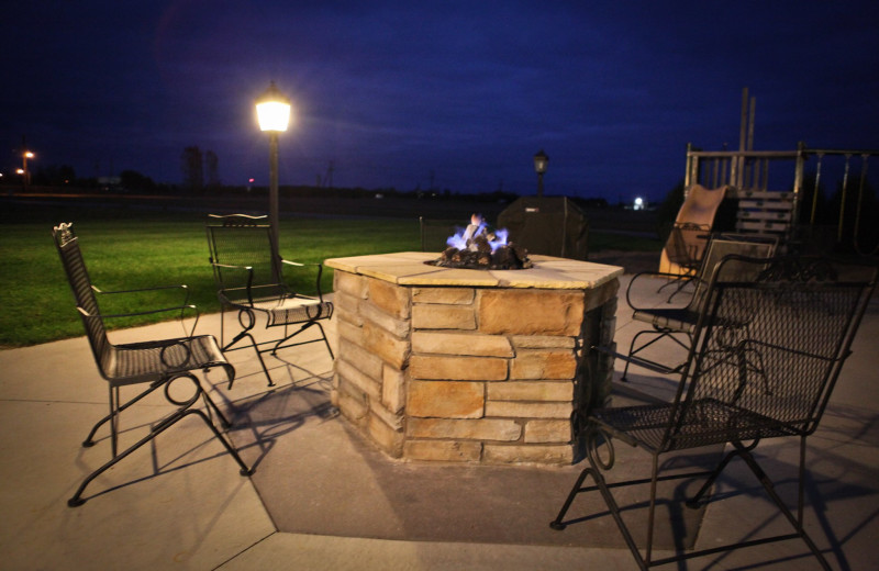 Patio at GrandStay Perham.