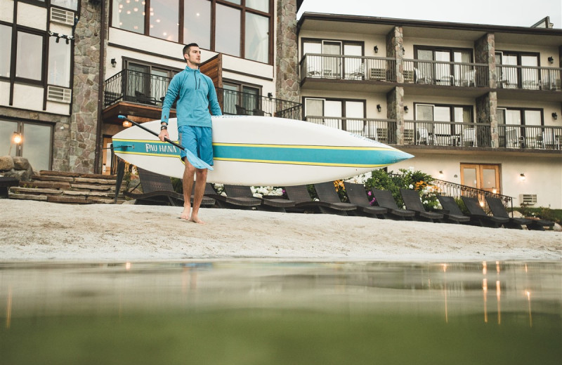 Surfing at Golden Arrow Lakeside Resort.