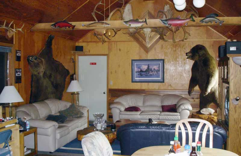 Lodge interior at The Northwoods Lodge.