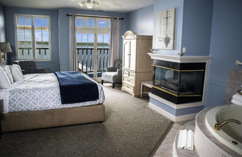 Guest room at French Country Inn On The Lake.