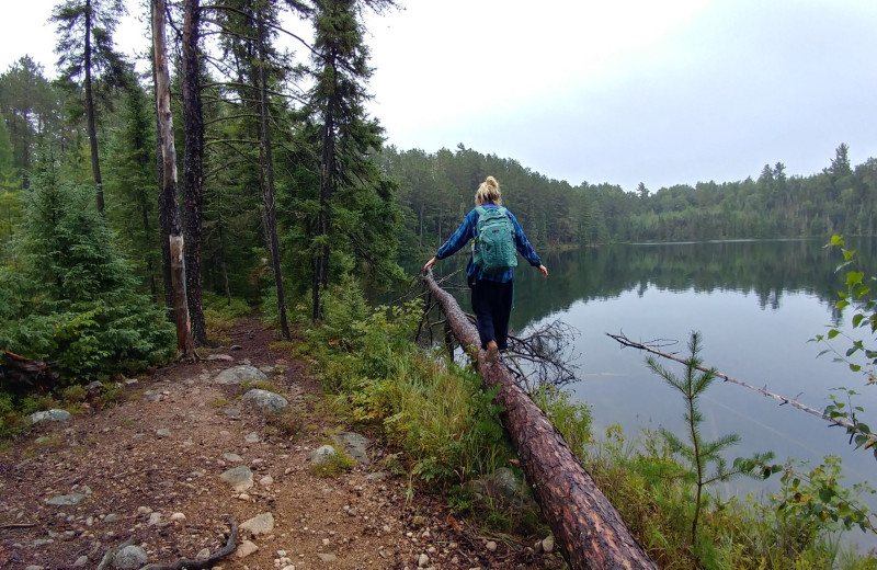 Hiking at River Point Resort & Outfitting Co.