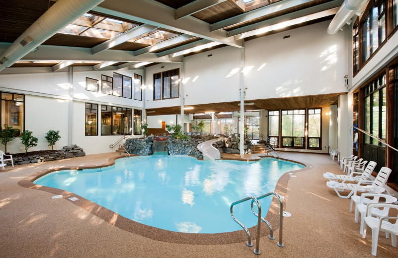 Indoor pool at Summit Resort.