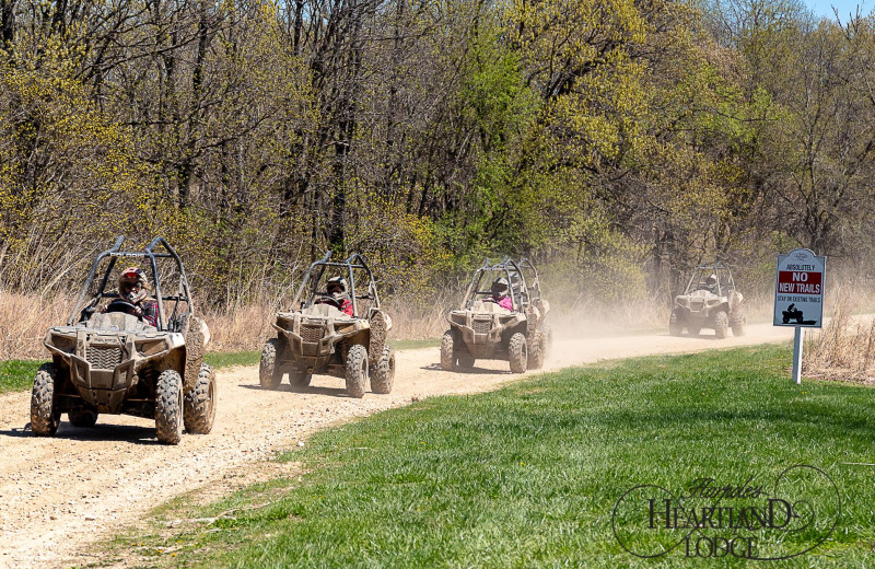 ATV trail at Harpole's Heartland Lodge.