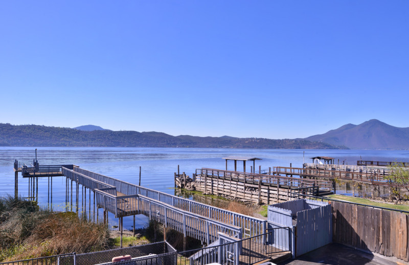 Dock at Americas Best Value Inn and Suites Clearlake.