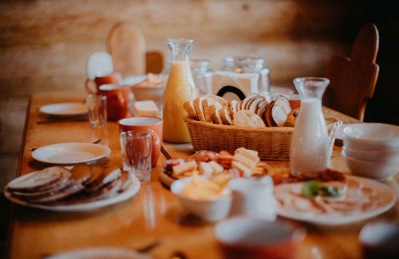 Breakfast at Big Creek Lodge.