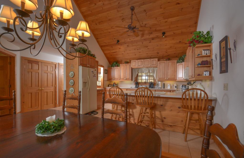 Rental kitchen at Taylor-Made Deep Creek Vacations.