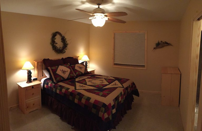 Villa bedroom at Wilderness Resort Villas.
