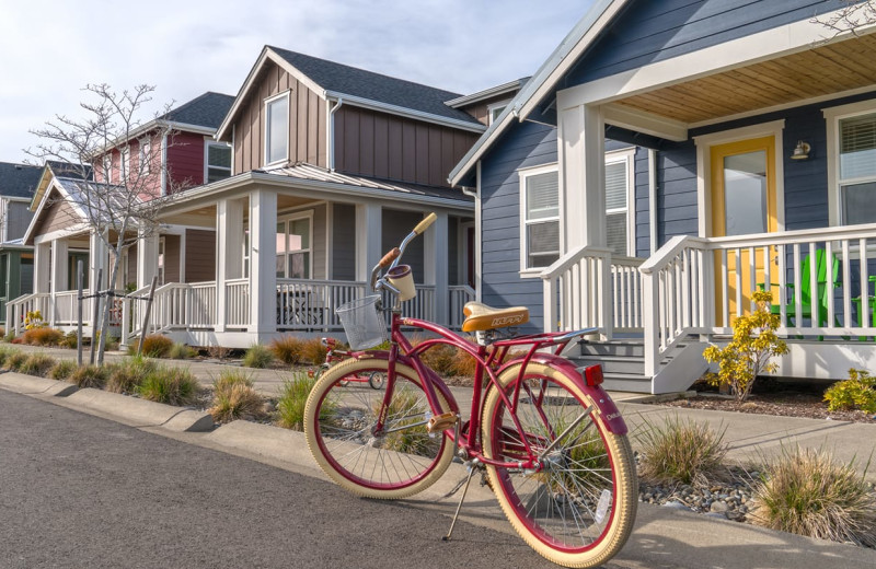 Bike rental at Oyhut Bay Seaside Village.