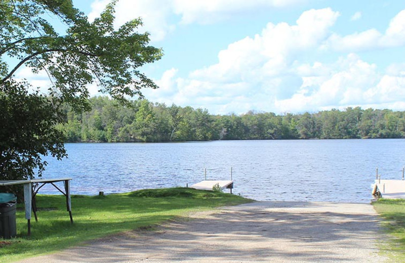 Lake view at Popp's Resort.