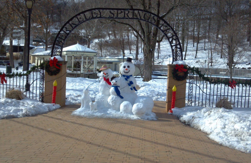 Holidays at Berkeley Springs Cottage Rentals.