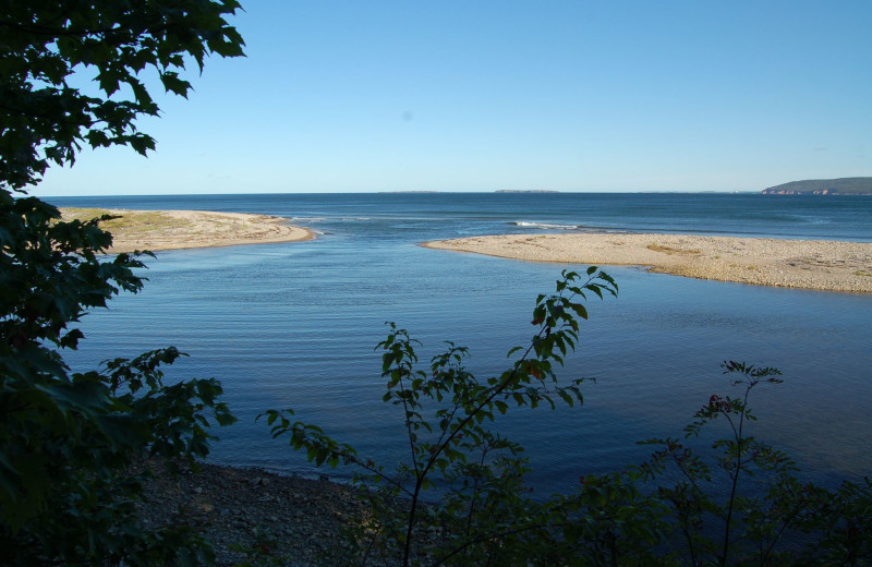 View from Cabot Shores Wilderness Resort.