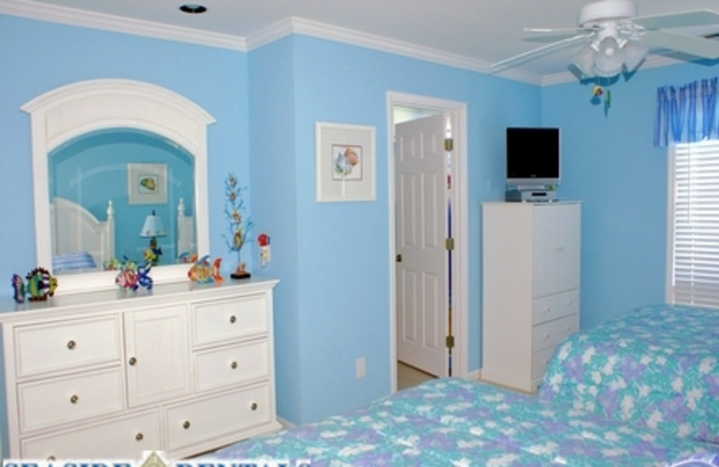 Blue Bedroom at Seaside Rentals