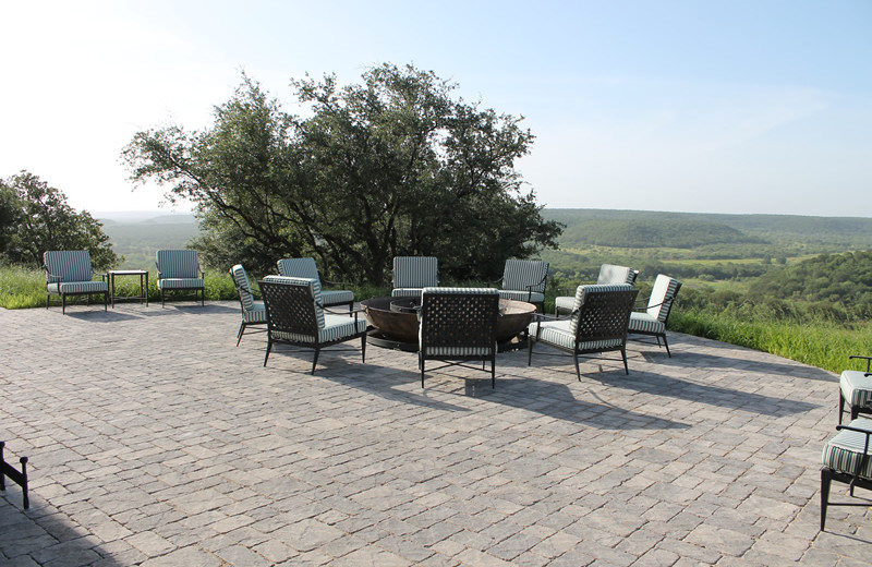 Patio at Greystone Castle Sporting Club.