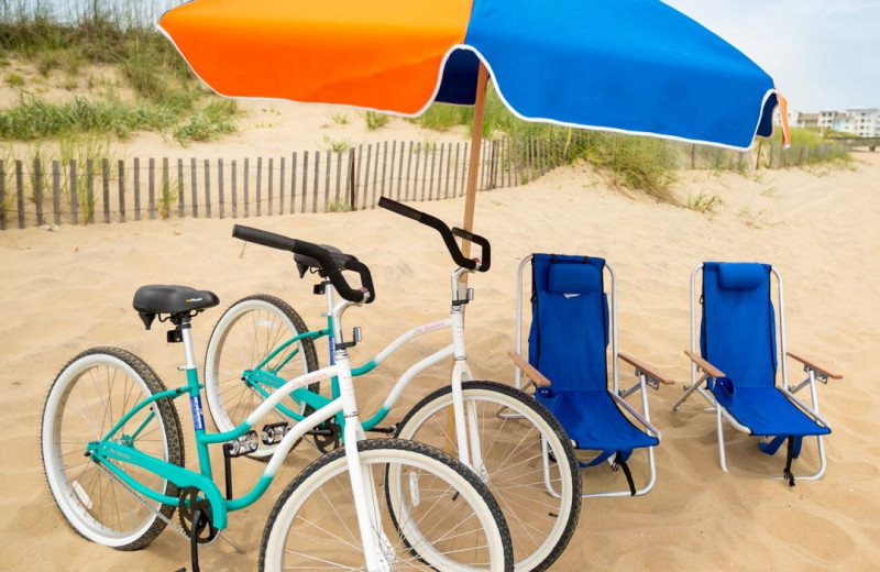 Beach at Coastal Accommodations.