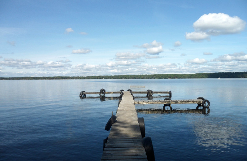 Dock at Northwoods Vacation Rentals.