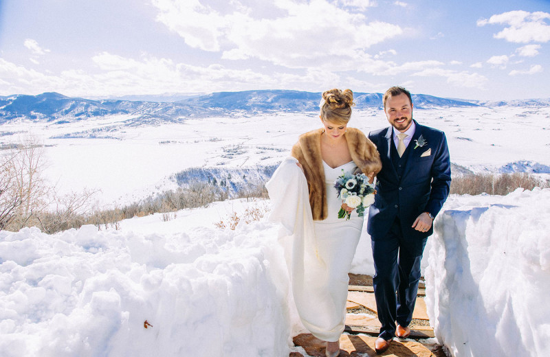 Winter wedding at Bella Vista Estate.