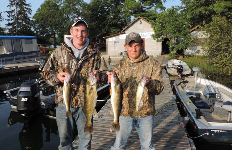 Fishing at Whitefish Bay Camp.