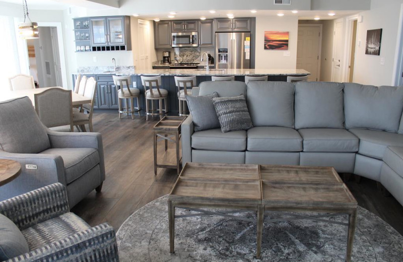 Rental interior at Williamson Realty Vacations.