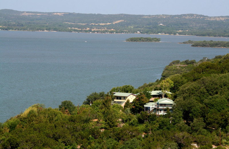 Aerial view of Rainbow Hearth Sanctuary & Retreat Center.